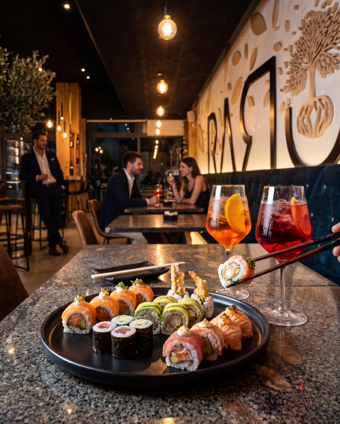 Proposta aperisushi del mercoledì e giovedì al Raro Bistrot Gallarate